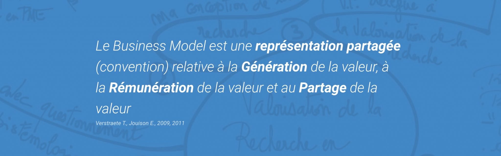 GRP Lab Verstraete T. “GRP Lab d’une théorie du business model à la